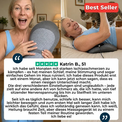 Tanui Triflow 3 Zonen Massagekissen mit Wärmefunktion