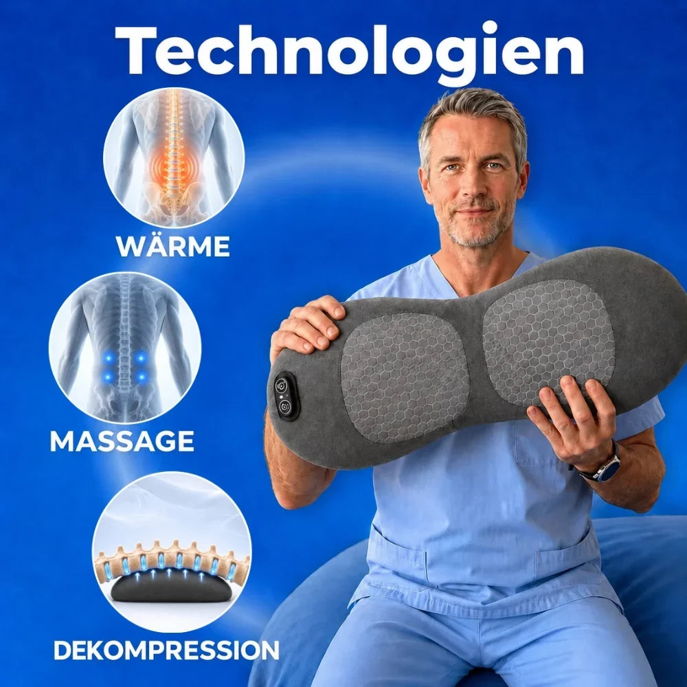 Tanui Triflow 3 Zonen Massagekissen mit Wärmefunktion